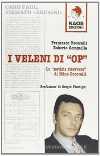 Pecorelli sommella veleni di - i,