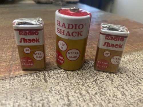 Vintage radio shack battery - radio,