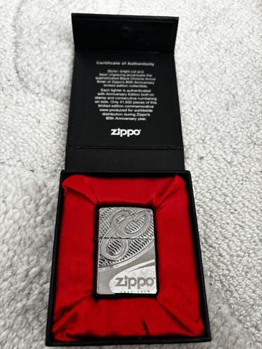 Accendino zippo 80th - accendino,