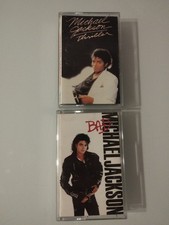 Michael Jackson - Bad + Thriller - Lotto 2 Musicassette MC