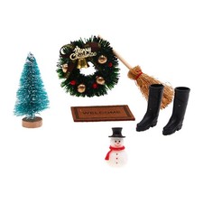Set di 6 pupazzi di neve