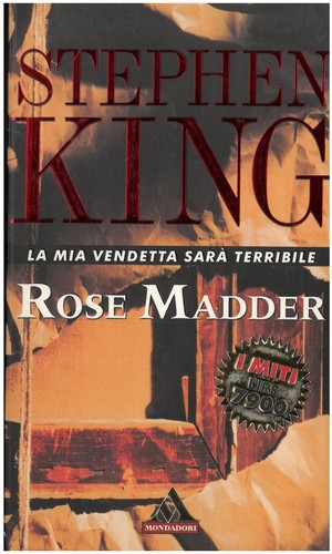 Rose madder king mondadori - s.,