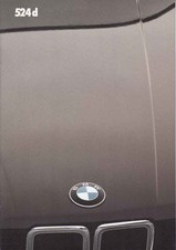 Catalogue / Brochure BMW Serie 5 524 D E28 1/1986 Allemagne Deutschland