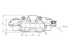 RECESSED RADIAL CALIPER RIGHT