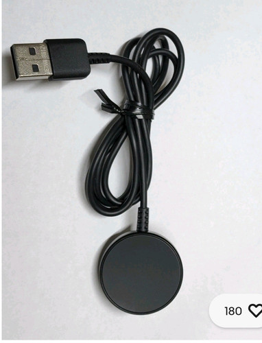 Caricatore smartwatch nero usb - caricatore,
