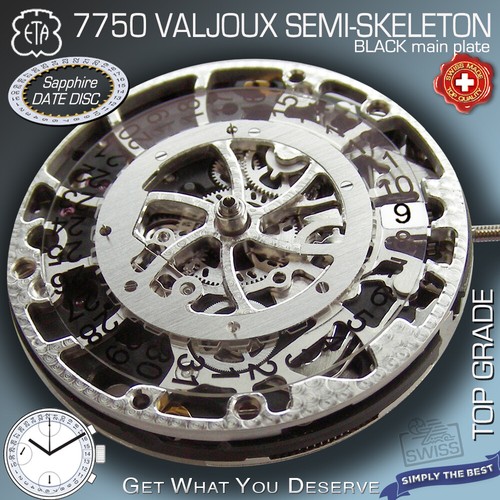 Movement eta valjoux 7750 - movement,