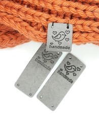 6 pz etichette toppa busta