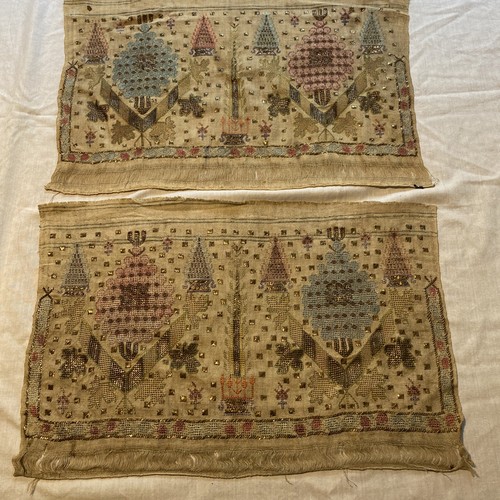 Ottoman 19c pair antique - 19c.,