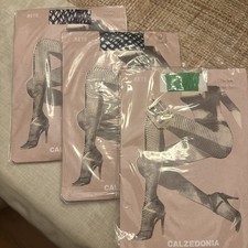 3 paia collant donna a rete