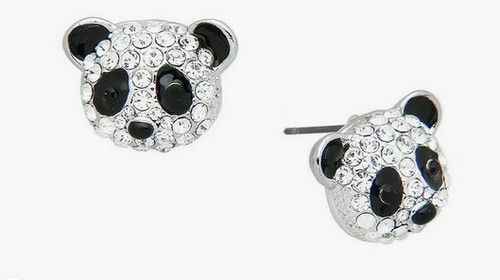 Borchie cristallo orso panda - cristallo,