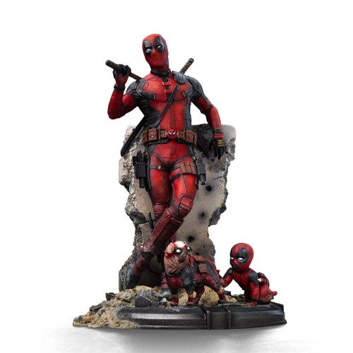 Deadpool wolverine statua - e,