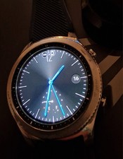 Samsung Gear S3 classic smartwatch orologio uomo nero 2 cinturini usato