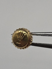 Rolex corona originale vintage 24-530-8 oro giallo lad, medi e gmt 1675 16753