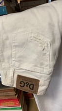 pantaloni modello jeans  bianco D&G Dolce &Gabbana tg 44 /30   219