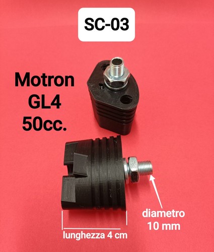 Coppia supporti gomma - in,
