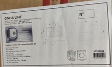 LAVANDINO LAVABO CUCINA FRANKE MODELLO ONDA LINE ACCIAIO NUOVO 86X50 860X500 