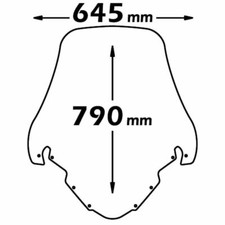 Parabrezza alto ISOTTA