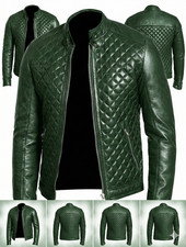 Giacca In Pelle Da Uomo Vera