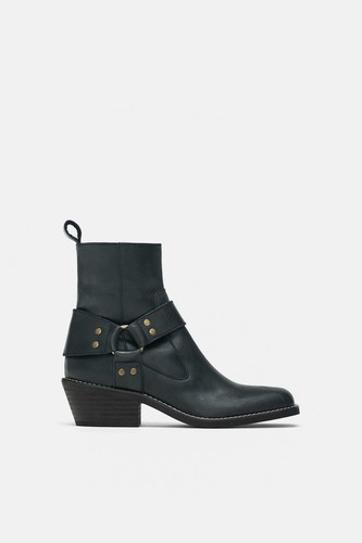 Zara stivaletti donna neri - stivaletti,