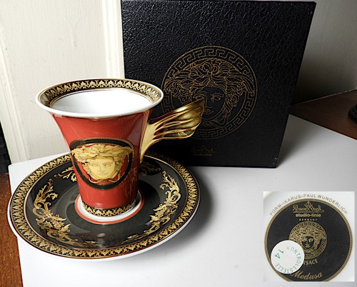 Versace rosenthal medusa red - versace,