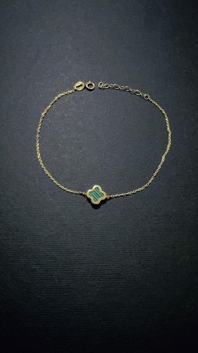 Bracciale con quadrifoglio - con,