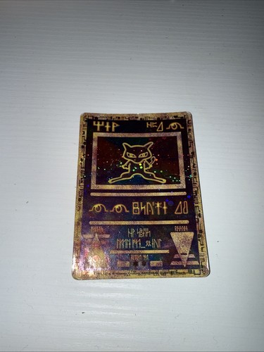 Carta pokemon mew antico - carta,