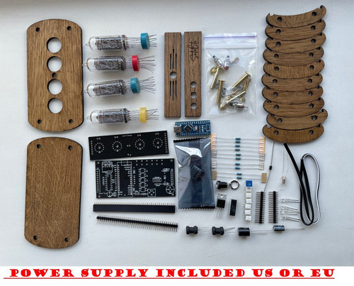 Nixie clock kit in14 con - in14, tubi