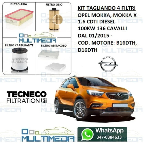 Tagliando filtri tecneco per - 4,