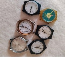 Lotto 6 Orologi Al Quarzo Non Funzionanti Tra Cui Uno Swatch