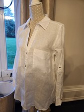 Camicia di lino bianca Zara