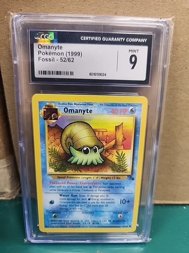 Cgc mint pokemon omanyte - cgc,