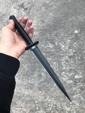 Coltello Commando Fairbairn Sykes Esercito Britannico con Fodero in Pelle