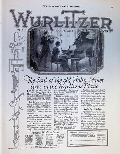 Pubblicità originale 1922