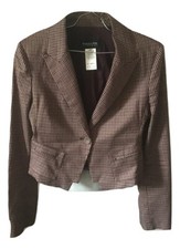 MAGLIA PATRIZIA PEPE FIRENZE DONNA GIACCA QUADRETTI JACKE JACKET FASHION SIZE 42