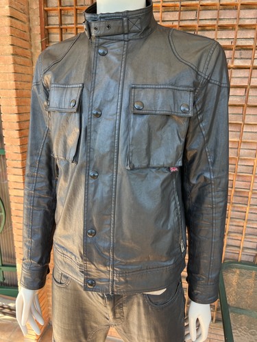 Belstaff waxed cotton blouson - waxed,