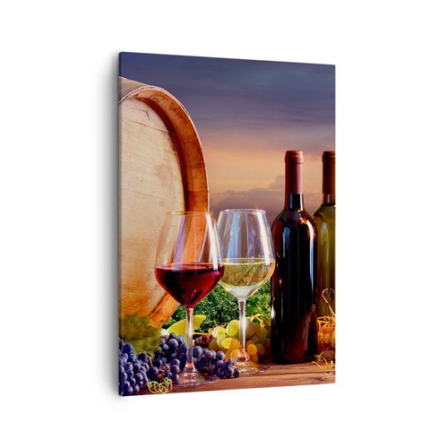 Quadro tela 50x70cm vino - su,
