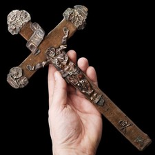 CRISTO SBALZATO 1800 ANTICO