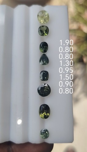 Unheated zircon lot - unheated, 8.20crt