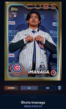 24 Topps Bunt DIGITAL Mega Pack Golden Mirror ICONIC Shota Imanaga