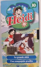 HEIDI - 10 LA GRANDE CITTA' - UNA COMPAGNA GRADITA - VIDEOCASSETTA VHS FABBRI