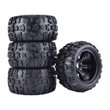 4 cerchi e pneumatici esagonali ZD Racing 17 mm per 1/8 Traxxas Monster RC Truck Cars