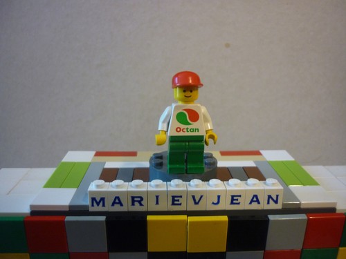 Lego town minifig man - man, octan