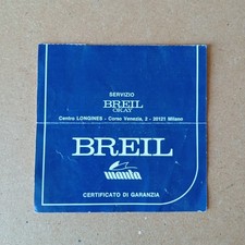 Breil Manta, Libretto di