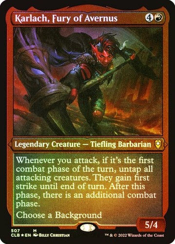 Karlach fury avernus foil - fury, of