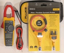Misuratore a pinza AC/DC Fluke 374 True RMS in ottime condizioni e cavo iFlex I2500-18 nuovo