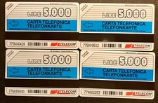4 SCHEDE TELEFONICHE SIP MOULINEX  Bilingue Telefonkarte MAI USATE