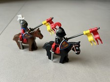 Lego Castle Cavalieri Vintage Minifig Piume Elmi Castello Minifigure Armature