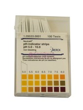 N°100 Strisce Cartine Tornasole indicatore pH 5-10 - Merck® Germany