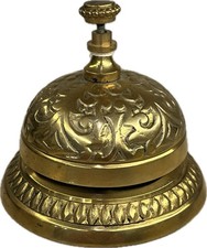 Vintage Solid Brass Engraved
