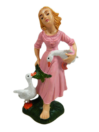 Donna con oche euromarchi - donna,